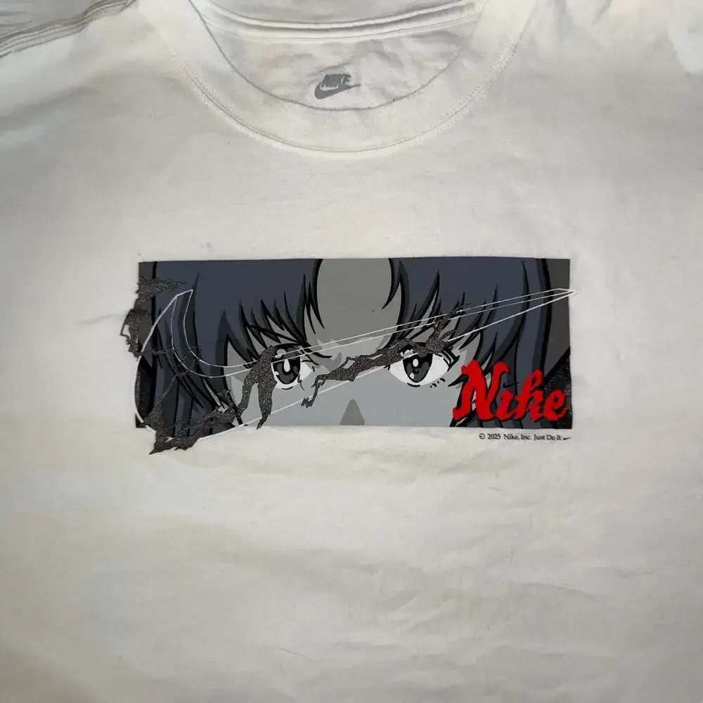 Nike Anime Graphic T-Shirt White Mens Large